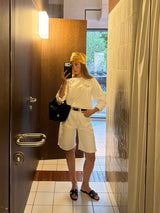 Vague jeans Bermuda No .09 - White