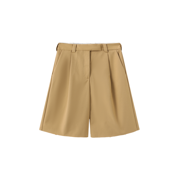 Vague bermuda tailored pants- Light brown