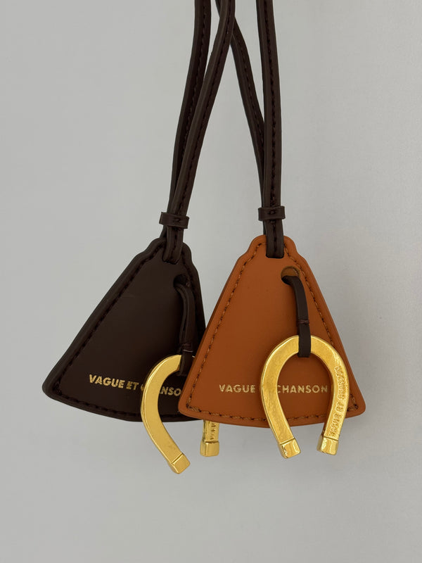 Vague key ring charm and keychain