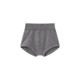 Vague knit micro short- Grey