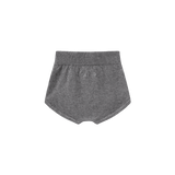 Vague knit micro short- Grey