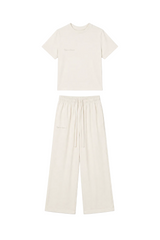 Vague Signature Cotton Set - cream