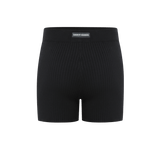 Vague knit shorts- Black