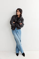 Vague luxe bomber jacket