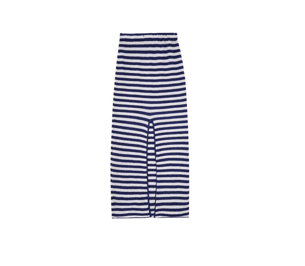 Vague terrycloth skirt - stripes