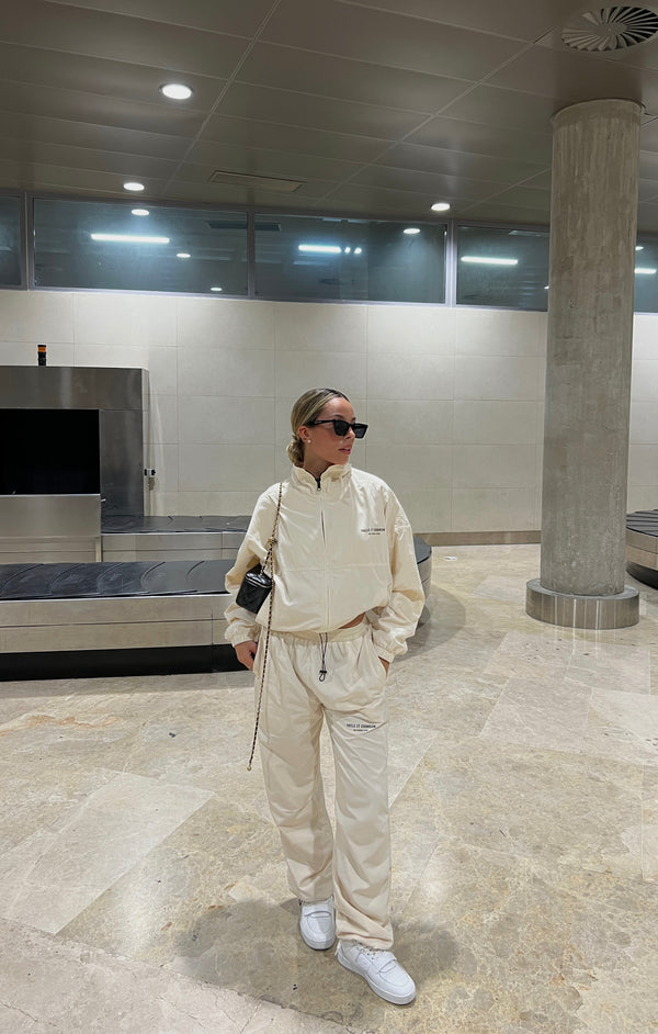 Vague Nylon Sweatshirt- Off white