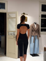 Vague et chanson romper no.03 Capri- black