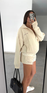 Vague nylon shorts - Beige