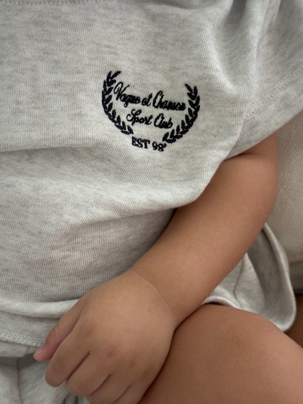 Vague baby French Terry sport club set