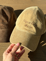 Vague corduroy hat- beige