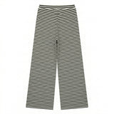 Vague soft striped trousers