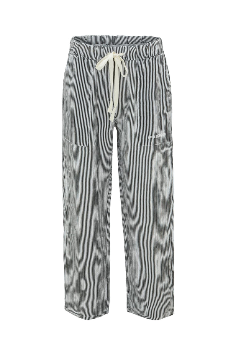Vague linen trousers- Striped