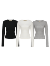 Vague 3 in 1, Long sleeve crewneck shirts