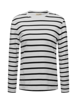 Vague long sleeve striped T-shirt