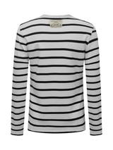 Vague long sleeve striped T-shirt