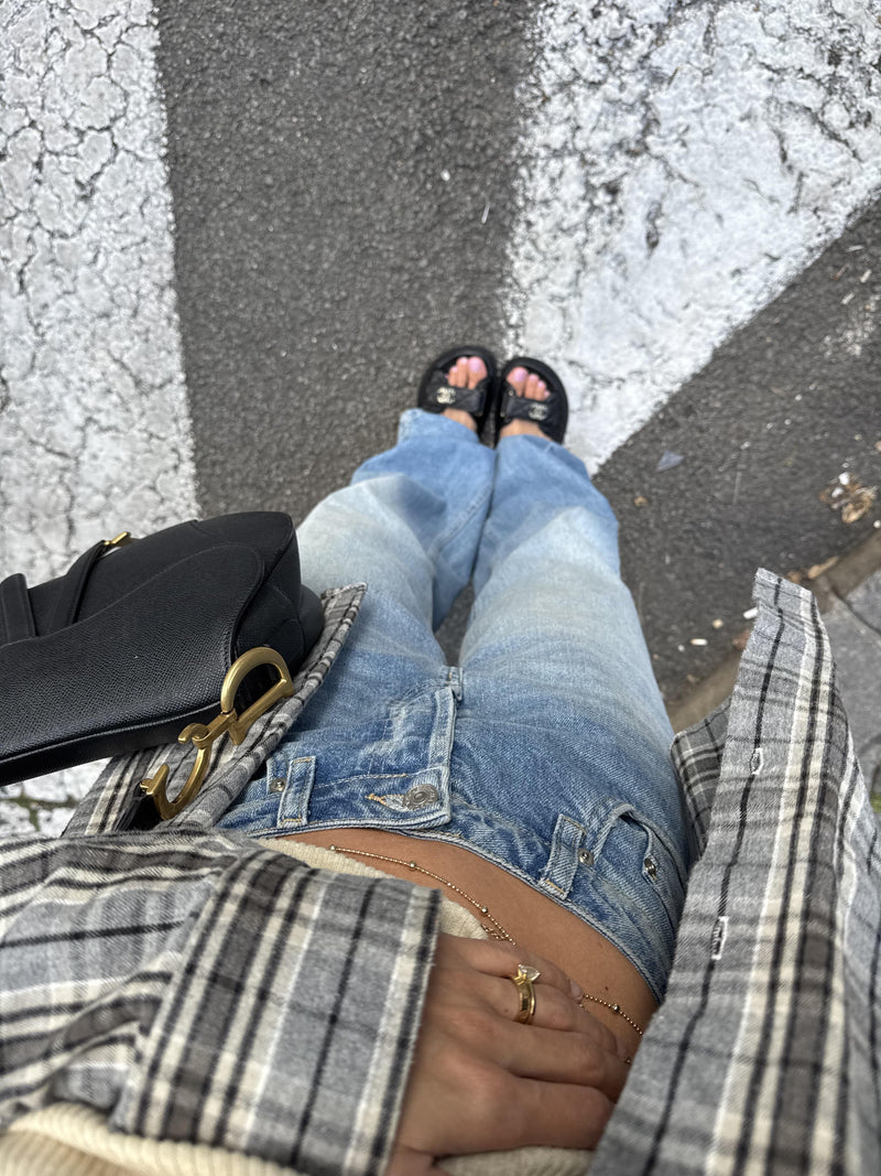 Vague jeans No.04 Slouchy denim - BLUE
