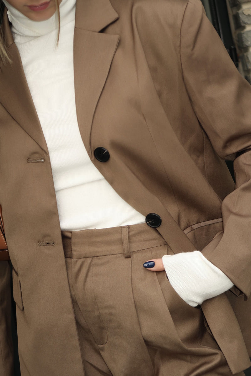 Vague classic blazer- Brown
