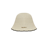 Vague straw bucket hat N02- cream