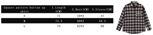 Vague plaid flannel button up shirt- brown/grey