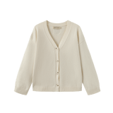 Vague knit cardigan- Cream