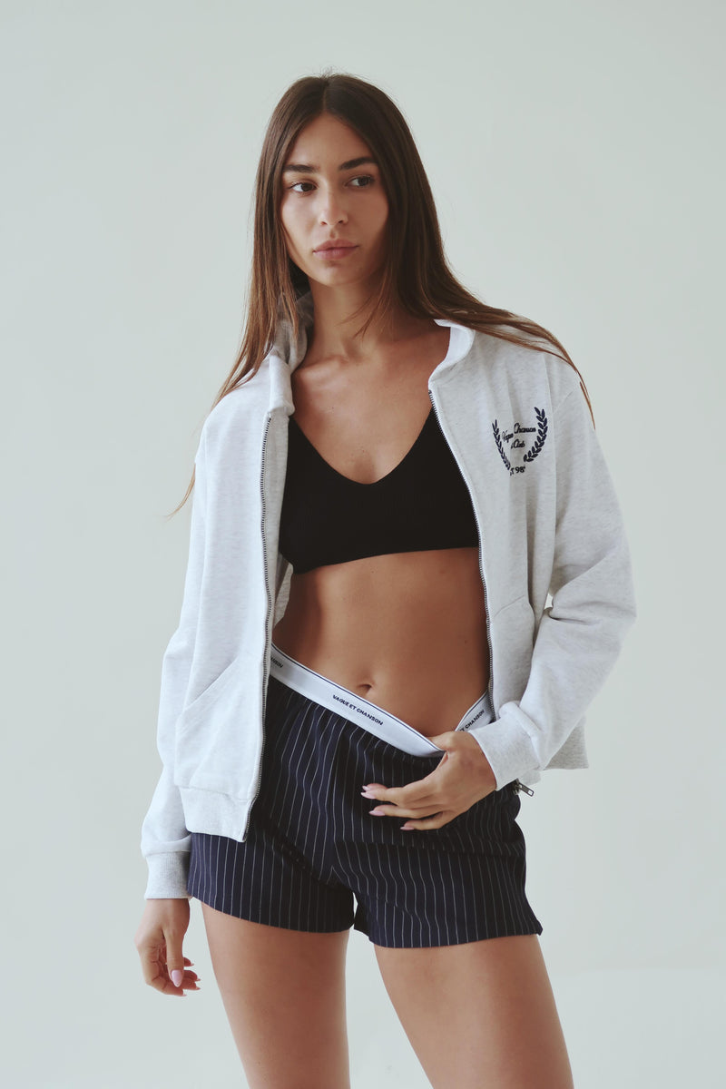 Vague et Chanson striped boxer- Navy