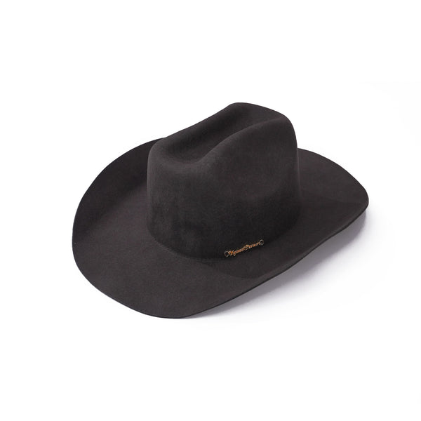 Vague luxe cowboy hat- Dark brown