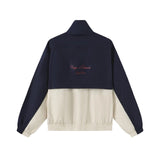 Vague Nylon Sweatshirt - Navy/Cream