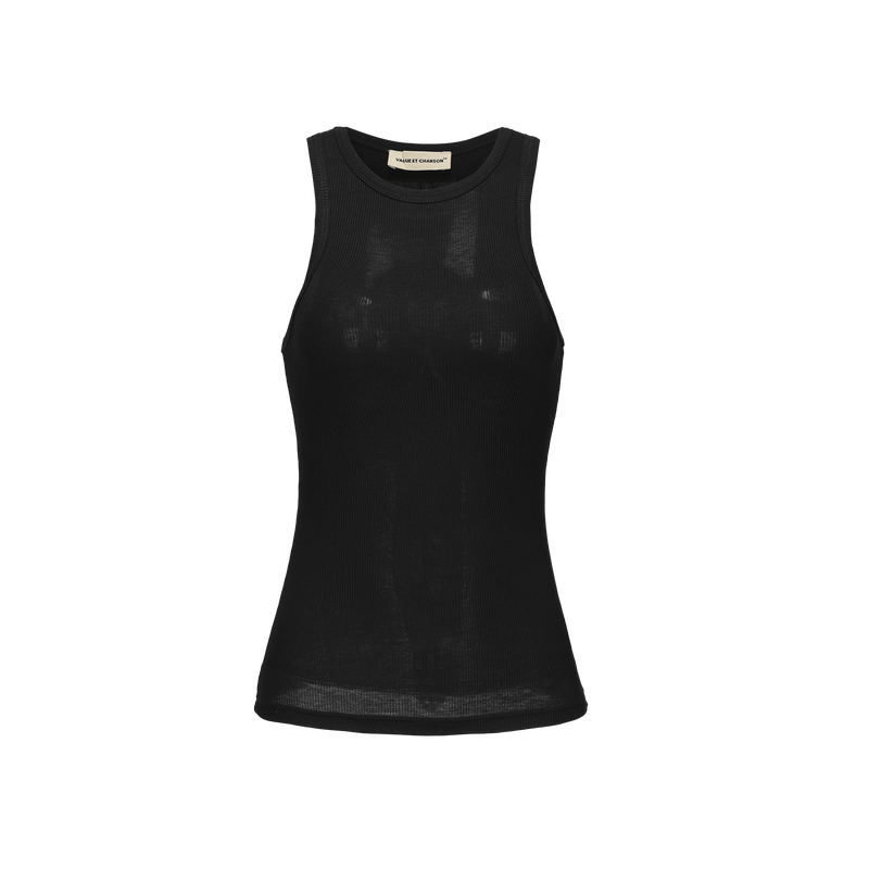 Vague the tank top no.04 - Black