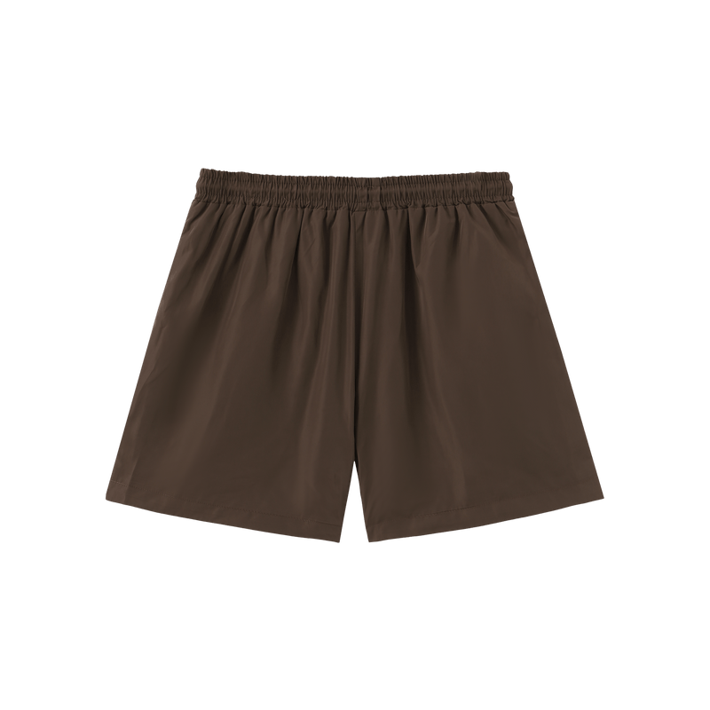 Vague nylon motocross shorts- Brown