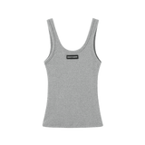 Vague tank top no.03 LOGO -  Grey