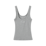 Vague tank top no.03 LOGO -  Grey