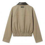 PRE ORDER Vague leather collar jacket - beige