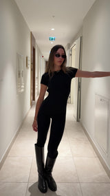 PRE ORDER Vague et Chanson romper no.03- Black