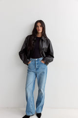 Vague jeans No.04 Slouchy denim - BLUE