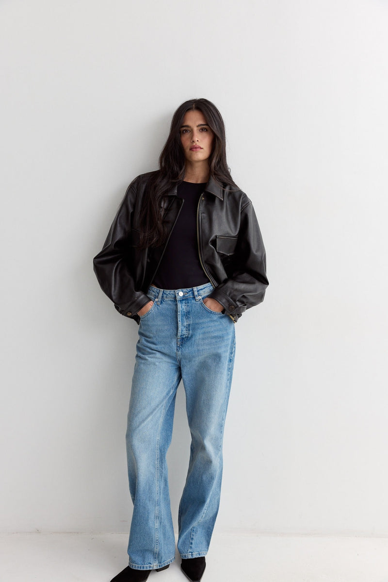 Vague jeans No.04 Slouchy denim - BLUE