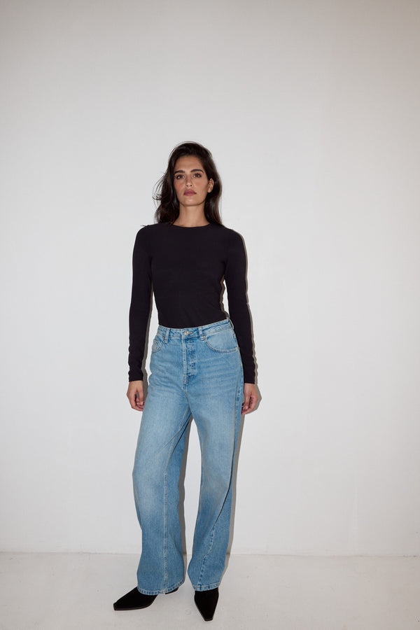 Vague jeans No.04 Slouchy denim - BLUE