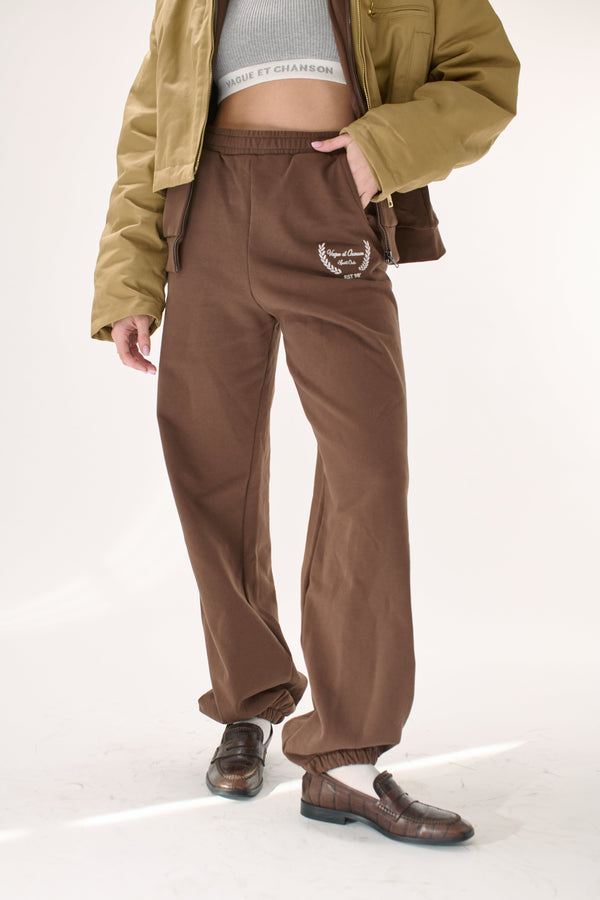 Vague sport club joggers- Brown