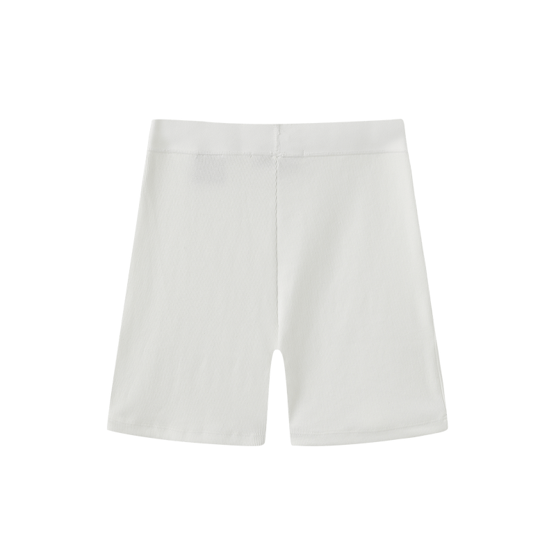 Vague et Chanson ribbed boxer-  White