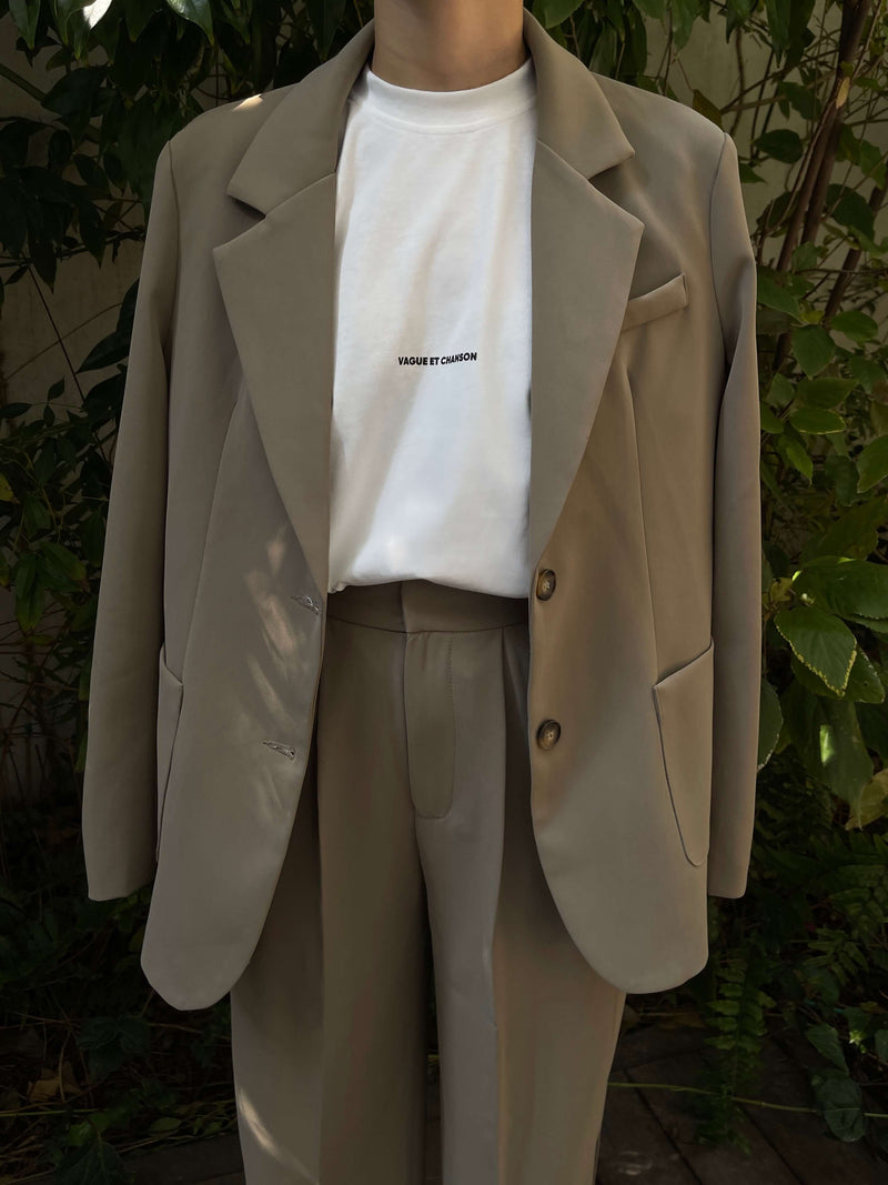 VAGUE ET CHANSON THE BLAZER DUSTY GREEN