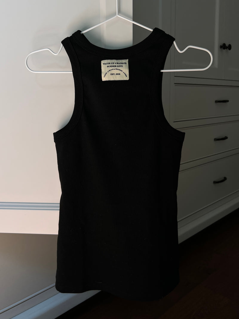 VAGUE THE TANK TOP NO.01 BLACK