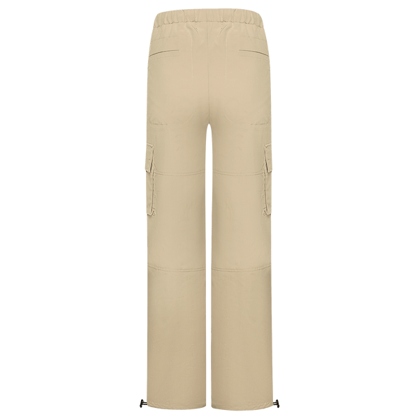 Vague the nylon cargo pants- beige
