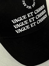 VAGUE ET CHANSON THE HAT BLACK AND WHITE