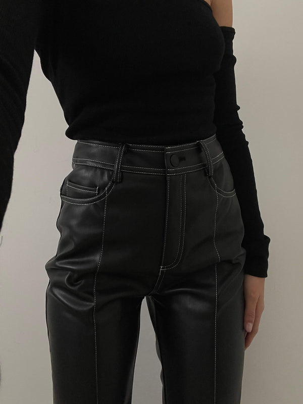 VAGUE THE LEATHER TROUSERS