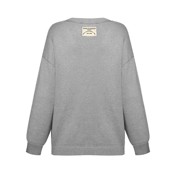 Vague the oversized knit- Grey