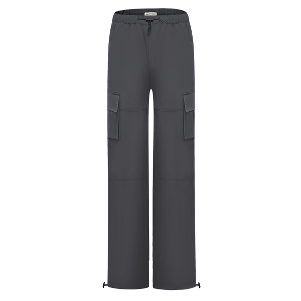Vague the nylon cargo pants- dark grey