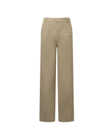 Vague Folded Trousers- Beige