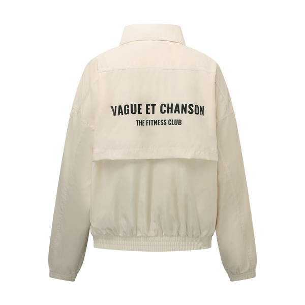 Vague Nylon Sweatshirt- Off white