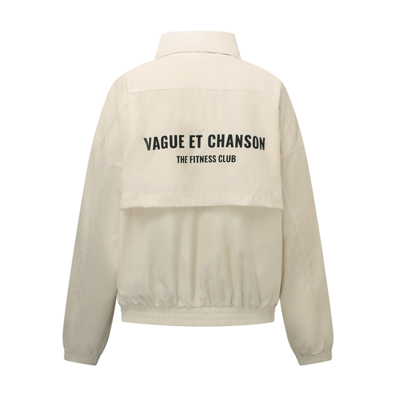 Vague Nylon Sweatshirt- Off white