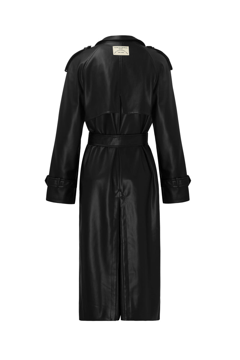 Vague the leather trench