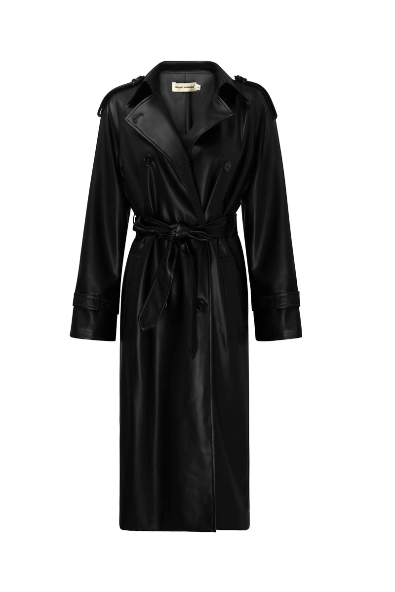 Vague the leather trench